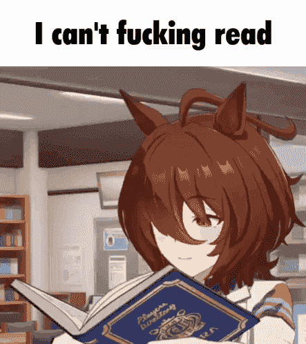 Umamusume Agnes Can'T Read